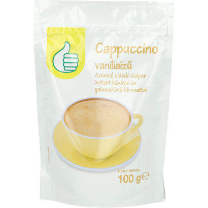 Auchan Tipp Cappuccino vanília ízű 100 g