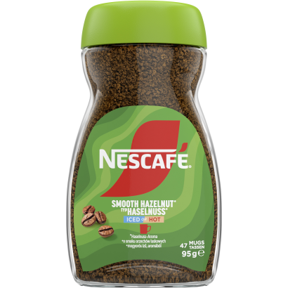 NESCAFÉ mogyorós ízű azonnal oldódó kávé 95 g