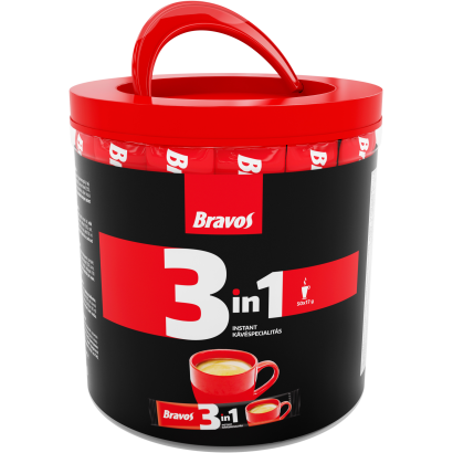 Bravos 3in1 instant kávéspecialitás 50 x 17 g (850 g)