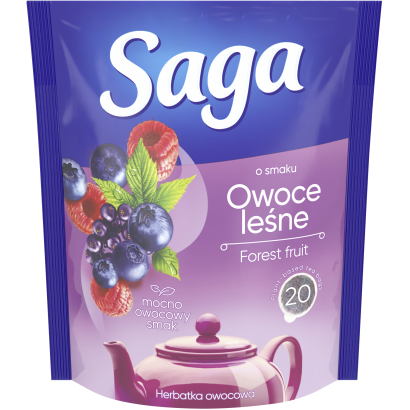 Saga Forest Fruit ízesített gyümölcstea 20 filter 34 g
