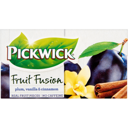 Pickwick Fruit Fusion Spiced gyümölcstea a szilva, a vanília és a fahéj ízével 20 filter 40 g