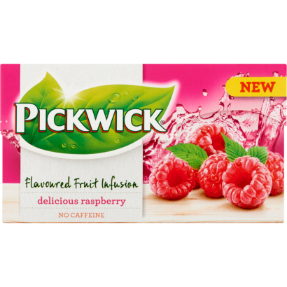 Pickwick Gyümölcstea málna ízzel 20 filter 40 g