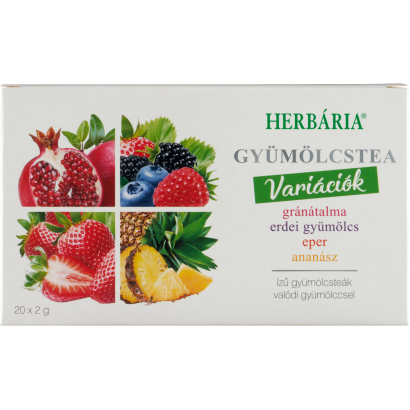 Herbária gyümölcstea variációk valódi gyümölccsel 20 filter 40 g