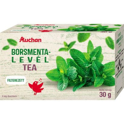 Auchan Kedvenc borsmenta filterezett tea 20 x 1,5 g