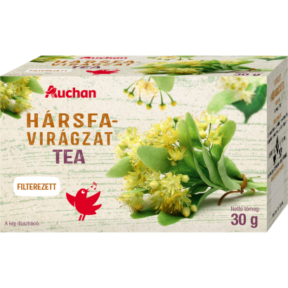 Auchan Kedvenc hársfavirág filterezett tea 20 x 1,5 g