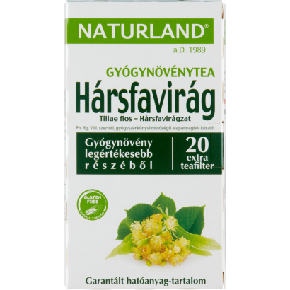 Naturland hársfavirág gyógynövénytea 20 filter 25 g