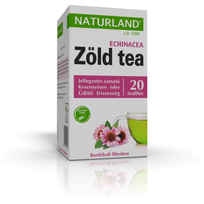 Naturland zöld tea echinaceával 20 filter 40 g