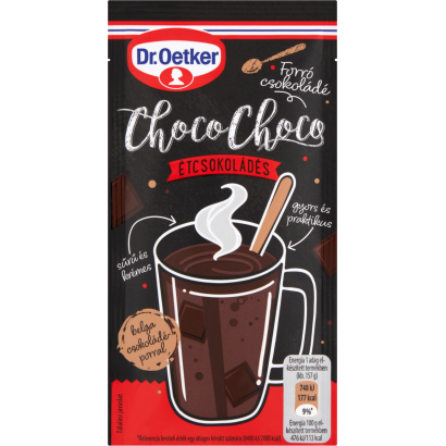 Dr. Oetker Choco-Choco étcsokoládés forró csokoládé italpor 32 g
