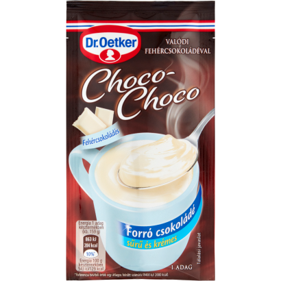 Dr. Oetker Choco-Choco fehércsokoládés forró csokoládé italpor 34 g