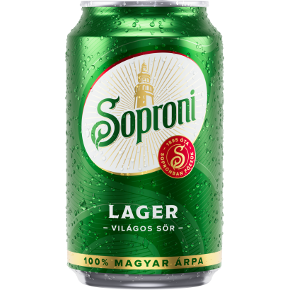 Soproni Klasszikus világos sör 4,5% 330 ml