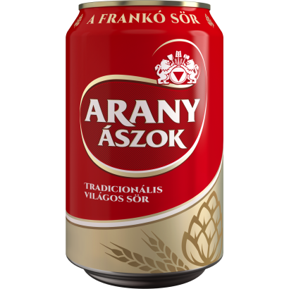 Arany Ászok tradicionális világos sör 4,3% 0,33 l