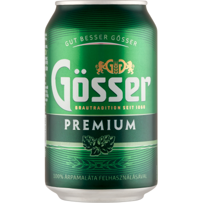 Gösser Premium minőségi világos sör 5% 330 ml