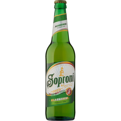 Soproni Klasszikus világos sör 4,5% 0,5 l üveg