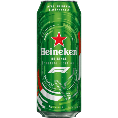 Heineken minőségi világos sör 5% 0,5 l