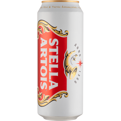 Stella Artois minőségi világos sör 5% 0,5 l