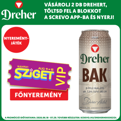 Dreher Bak minőségi barna sör 7,3% 0,5 l