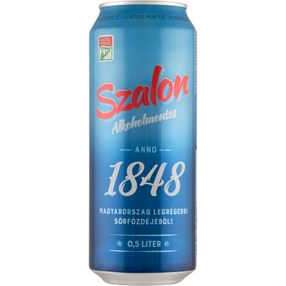 Szalon alkoholmentes világos sör 0,5% 0,5 l
