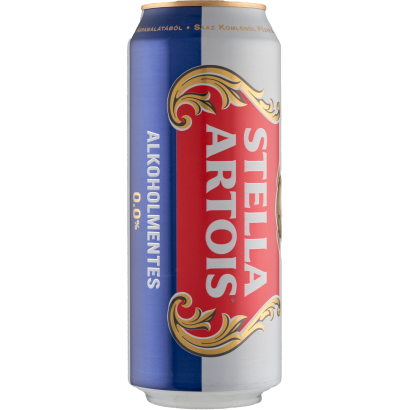 Stella Artois alkoholmentes világos sör 0,0% 500 ml