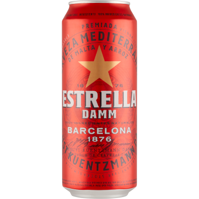 Estrella Damm spanyol világos sör 4,6% 0,5 l