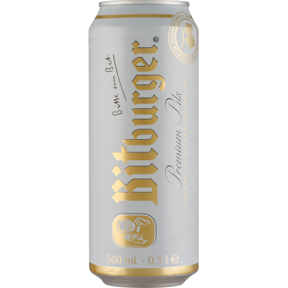Bitburger világos német sör 4,8% 0,5 l