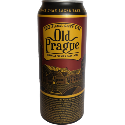 Old Prague prémium cseh barna lager sör 0,5L