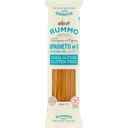 Rummo gluténmentes tojás nélküli Spagetti száraztészta 400 g