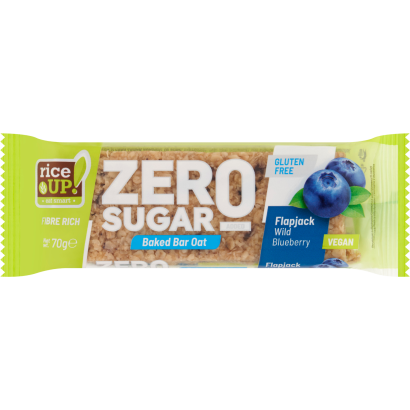 RiceUp! Zero Sugar gluténmentes zabszelet áfonyával hozzáadott cukor nélkül 70 g