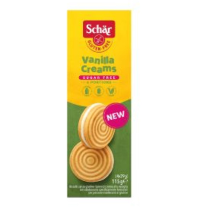 Schär glutén- laktóz és cukormentes vaniliás keksz 115 g