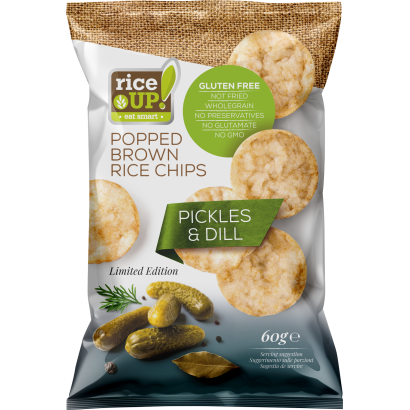 Rice Up Chips uborkás ízű 60 g 1x24
