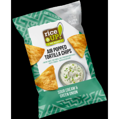Rice Up tortilla chips hagymás tejfölös ízű 60 g