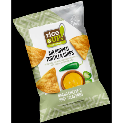 Rice Up tortilla chips nacho sajt és jalapeno ízű 60 g