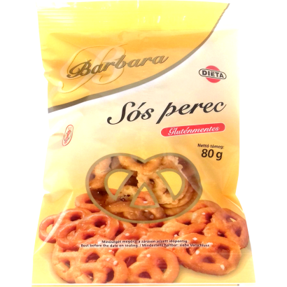 Barbara gluténmentes sós perec 80 g