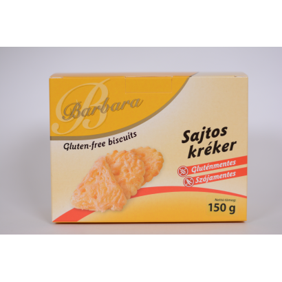 Barbara gluténmentes sajtos kréker 150 g