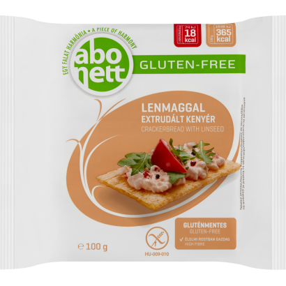 Abonett gluténmentes extrudált kenyér lenmaggal 100 g