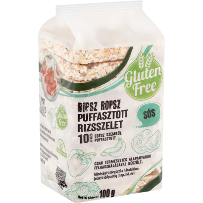 Ripsz Ropsz sós puffasztott rizsszelet 100 g