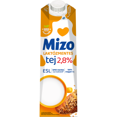 Mizo ESL félzsíros laktózmentes tej 2,8% 1 l