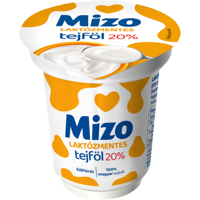 Mizo laktózmentes tejföl 20% 150 g