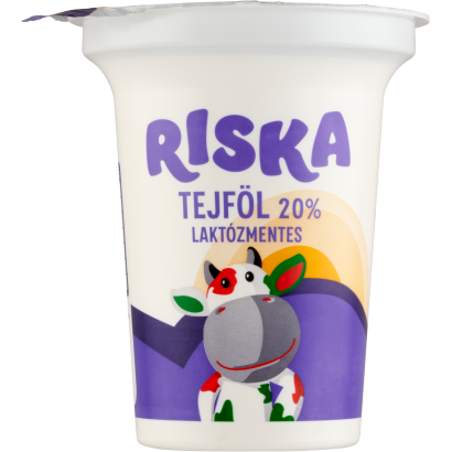 Riska laktózmentes tejföl 20% 300 g