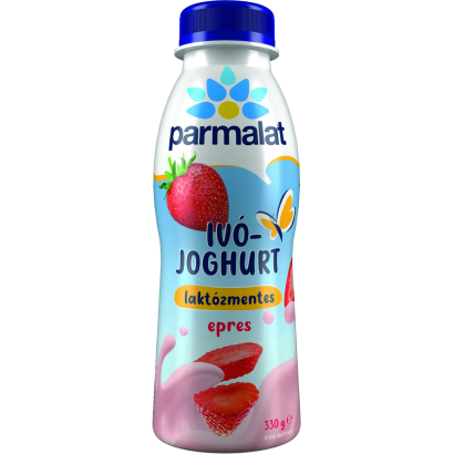 Parmalat zsírszegény, laktózmentes epres ivójoghurt 330 g