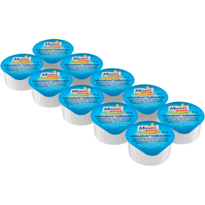 MinusL laktózmentes félzsíros kávétejszín 10% 10 x 10 g (100 g)
