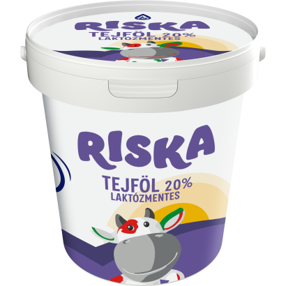 Riska laktózmentes élőflórás tejföl 20% 800 g