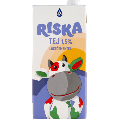 Riska UHT zsírszegény, laktózmentes tej 1,5% 1 l