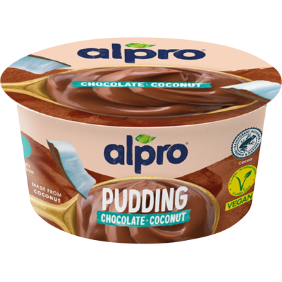Alpro csokoládés, növényi alapú kókuszdesszert 135 g