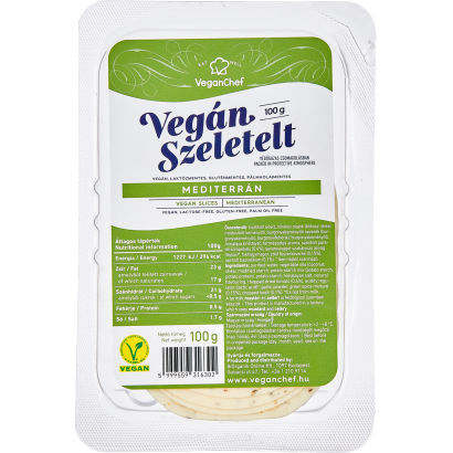 VeganChef Vegán szeletetelt mediterrán 100 g