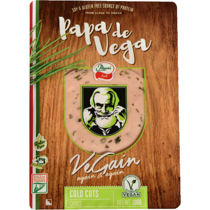 Pápai Papa de Vega szeletelt vegán snidlinges szendvicsfeltét 100 g