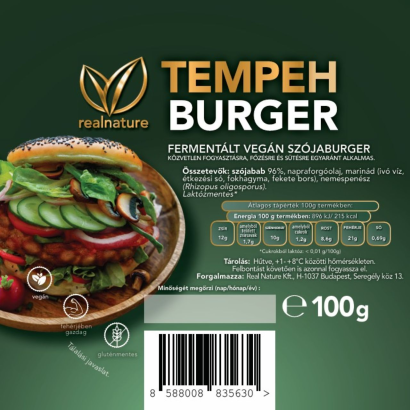 Real Nature Tempeh Burger 100 g