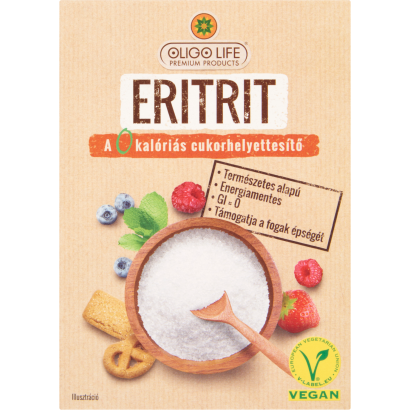 Oligo Life étkezési célra használható eritrit alapú édesítőszer 275 g