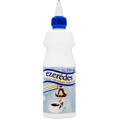 Ezerédes folyékony édesítőszer fruktózzal 210 ml