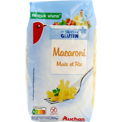 Auchan Kedvenc Gluténmentes makaróni tészta 500 g