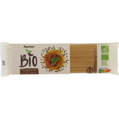 Auchan Kedvenc BIO teljeskiörlésű spaghetti 500 g